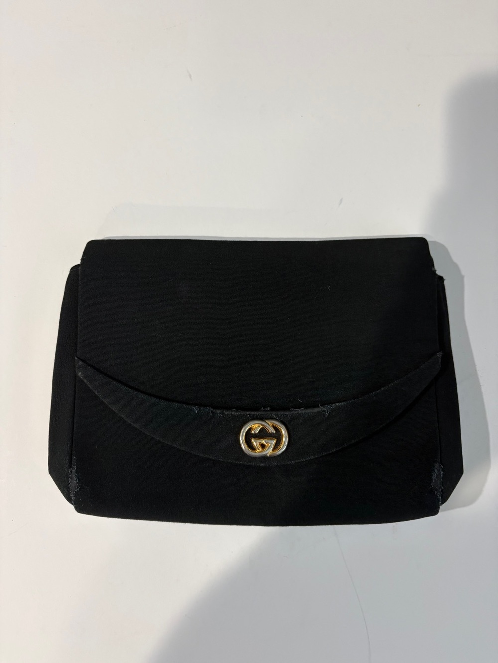 Gucci Vintage 1970’s Black Clutch